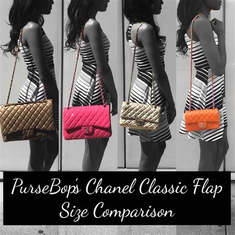 chanel boy vs classic flap|chanel flap size guide.